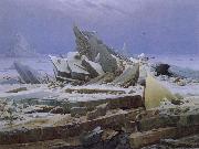 Caspar David Friedrich Arctic Shipwreck France oil painting artist